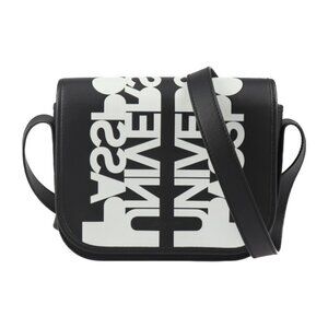 BURBERRY Black Leather Shoulder Bag